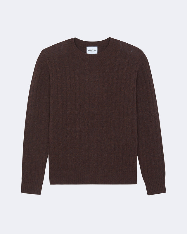 Sweater Tomi Cable espresso - Image principale