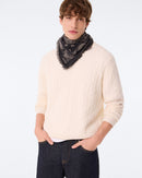 Pull Tomi Cable blanc