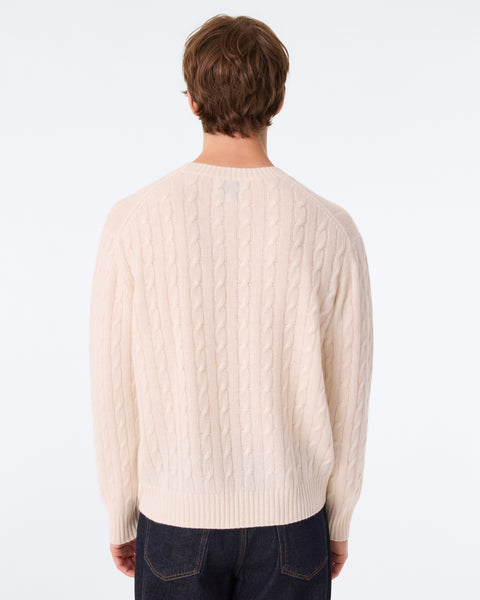 Sweater Tomi Cable White - Image 3