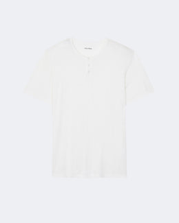 Top en lin blanc pour homme - Kujten packshot