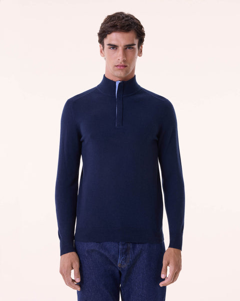 Pull Finn bleu marine foncé - Image principale