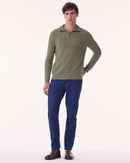 Pull Hector kaki chiné