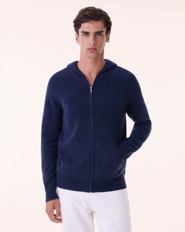 Hoodie Doudy bleu marine foncé - Image principale