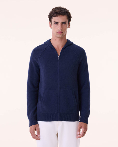 Hoodie Doudy bleu marine foncé - Image principale
