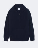 Hoodie en cachemire bleu pour homme - Kujten packshot