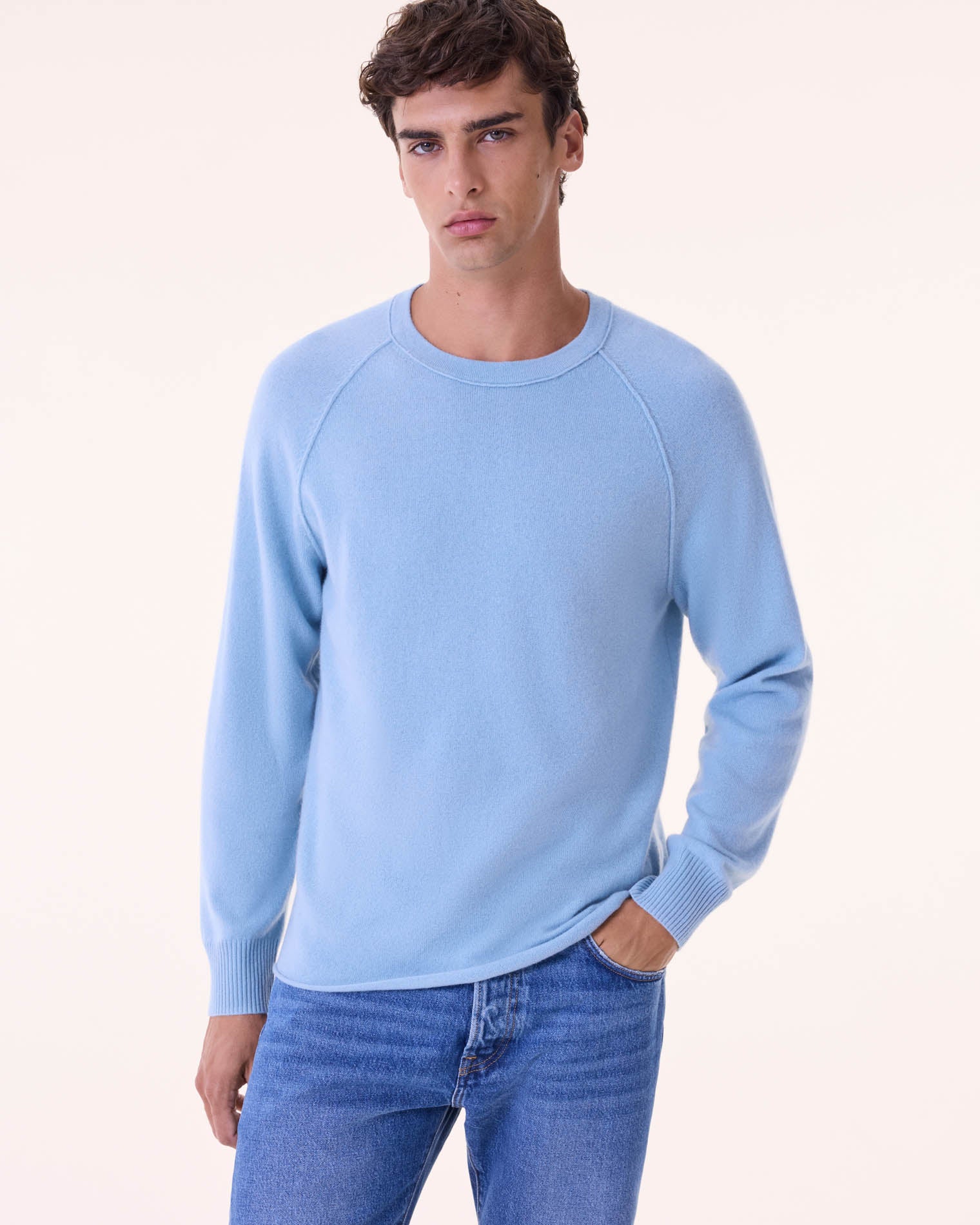 Blue Ice Cashmere Sweater Kujten Cashmere - Main Image