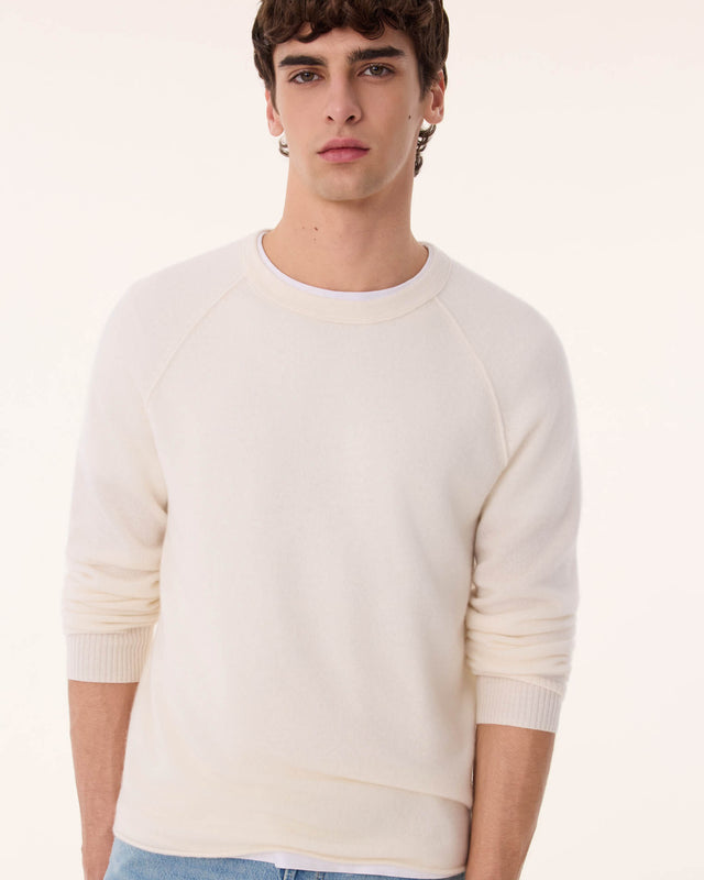 Sweater Balthazar White - Image principale