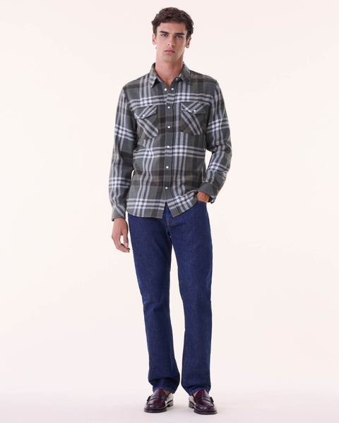 Chemise Timber Square kaki foncé - Image 2