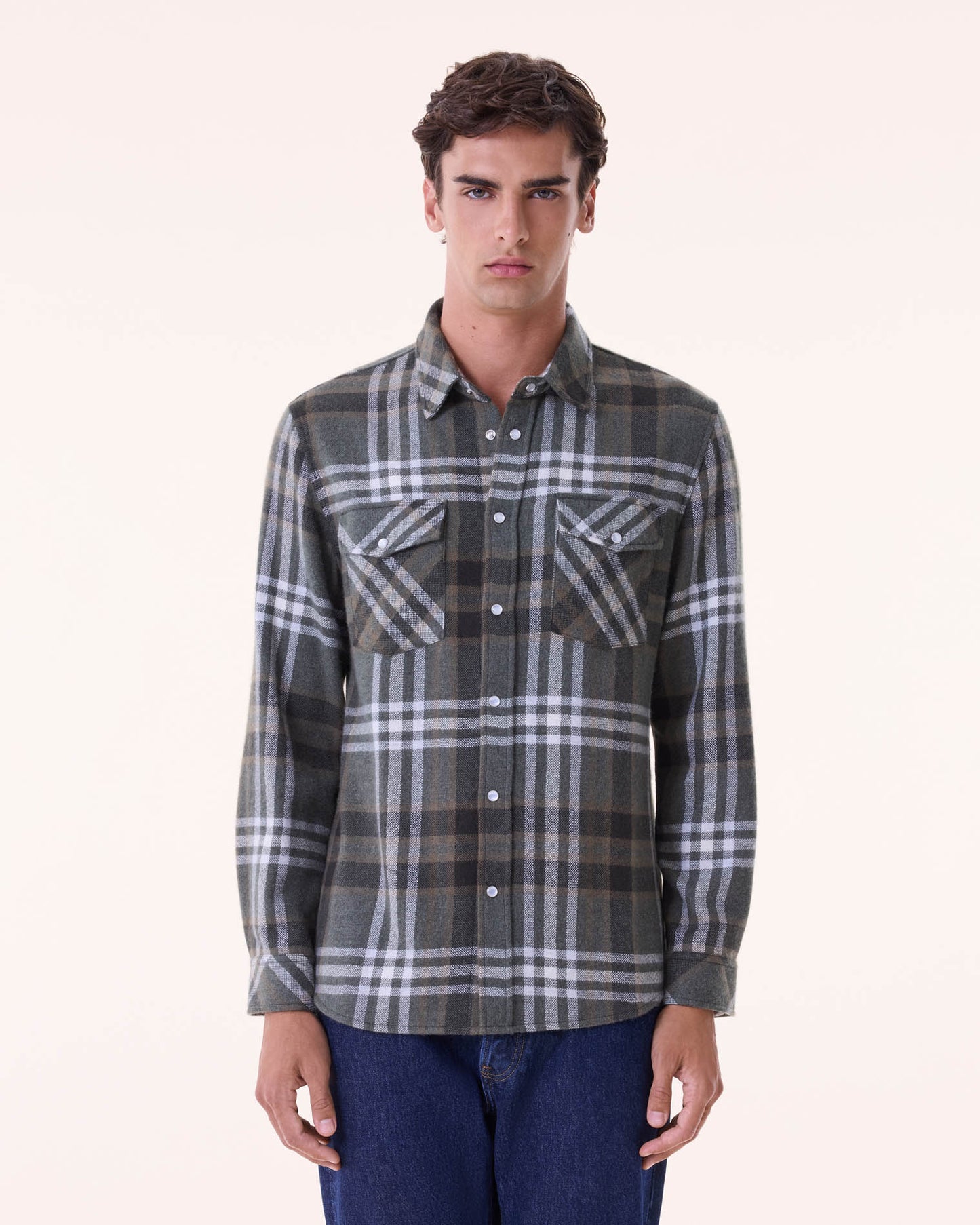 Chemise Timber square Kaki Fonce