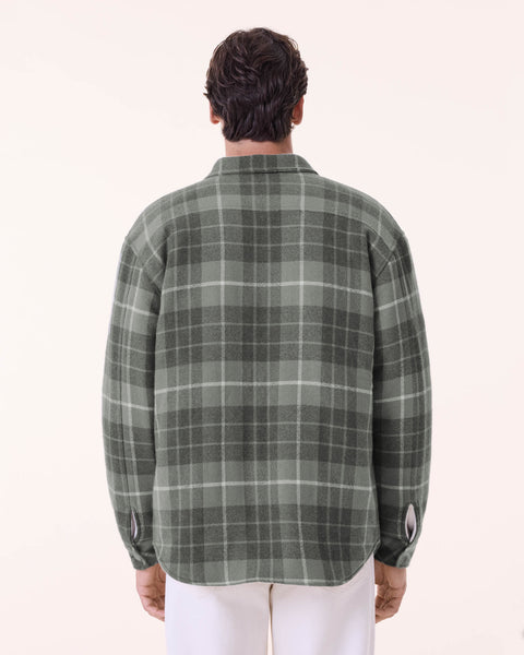 Surchemise Garou kaki chiné - Image principale