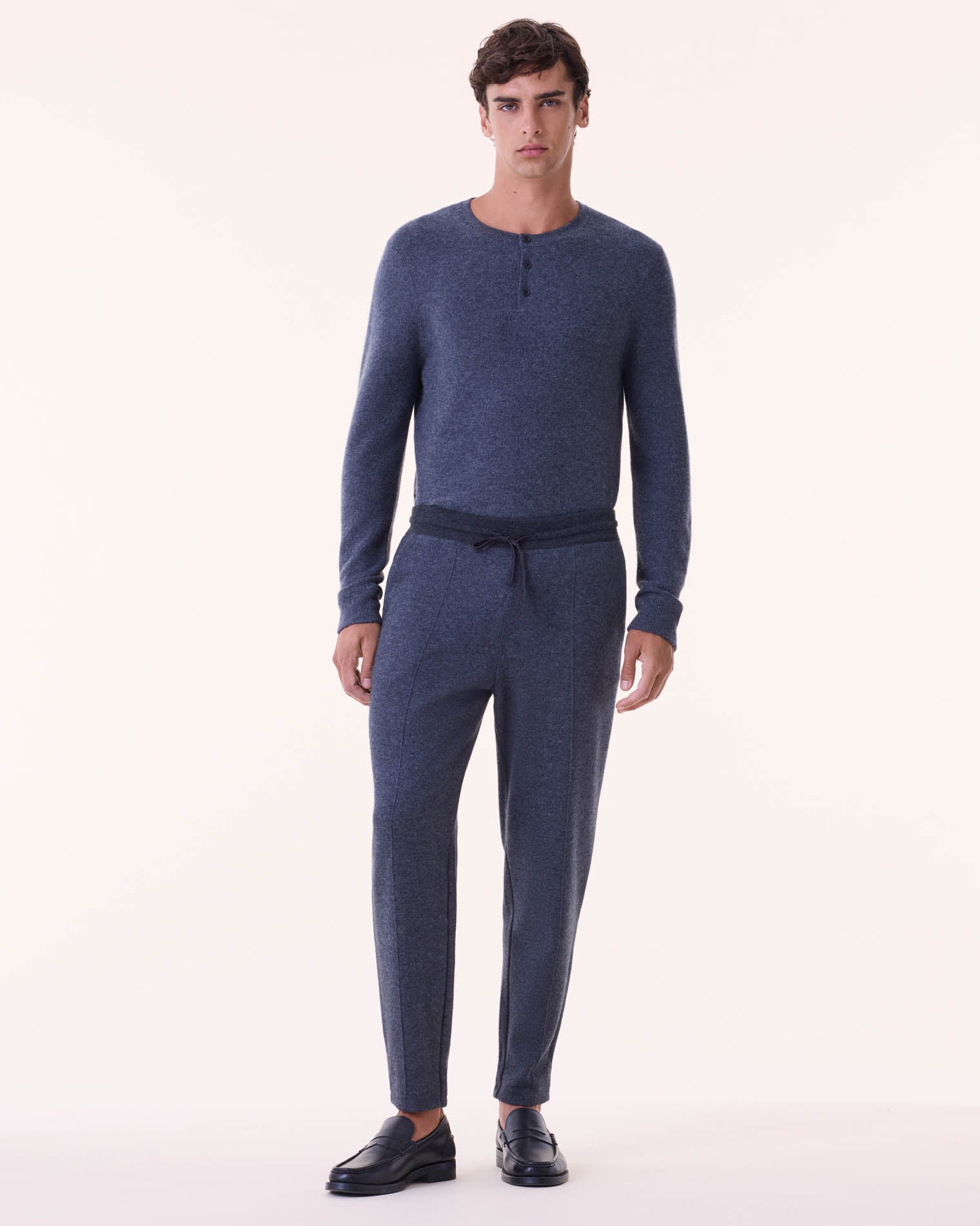 Charcoal Grey Cashmere Jogging Kujten Cashmere