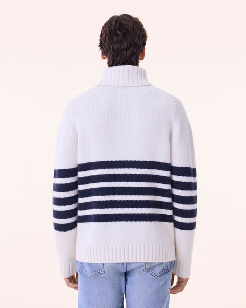 Pull Quentin blanc - Image principale