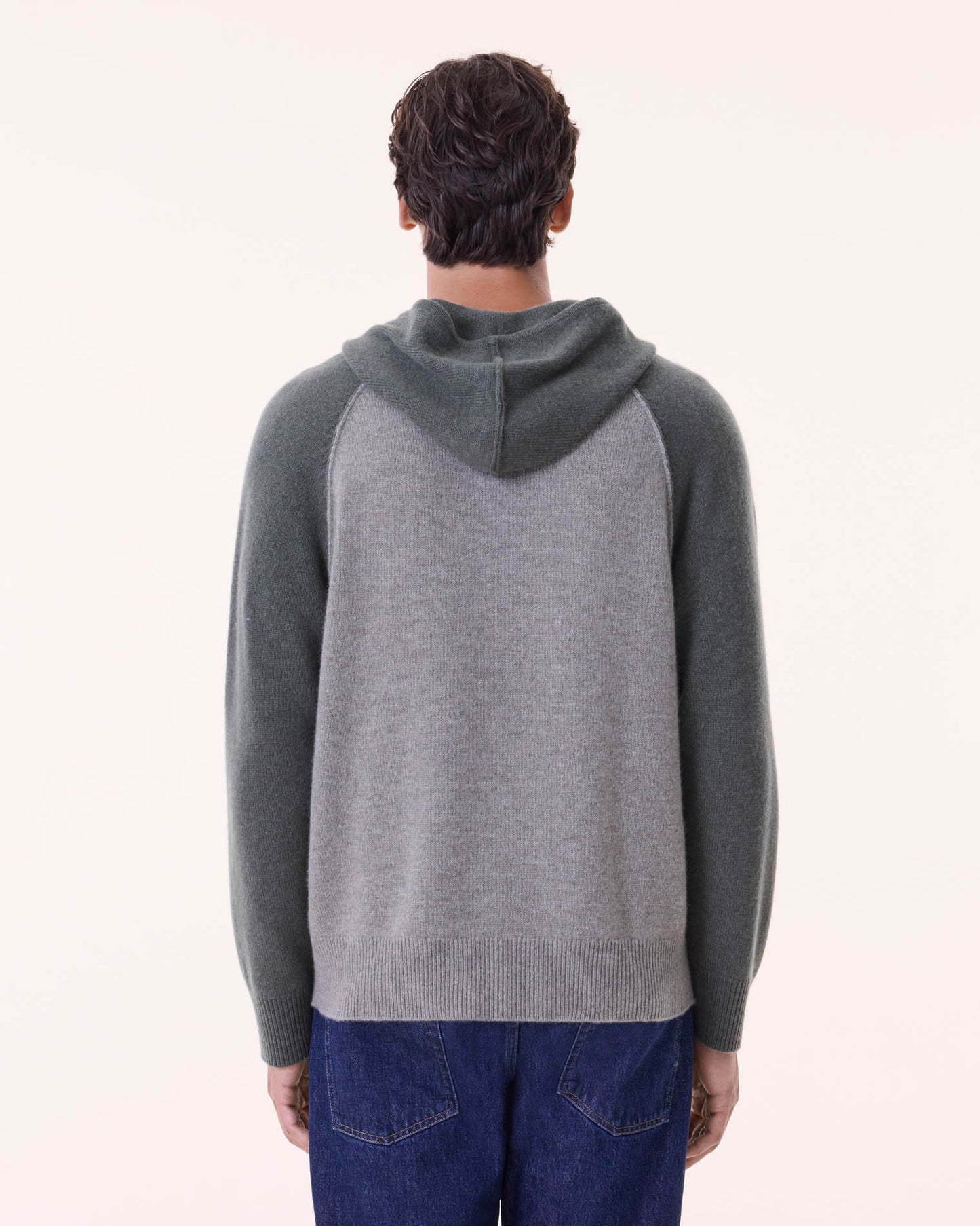 Sweater Hoodie Ron marl khaki