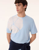 T-Shirt Jad Circle bleu zephir
