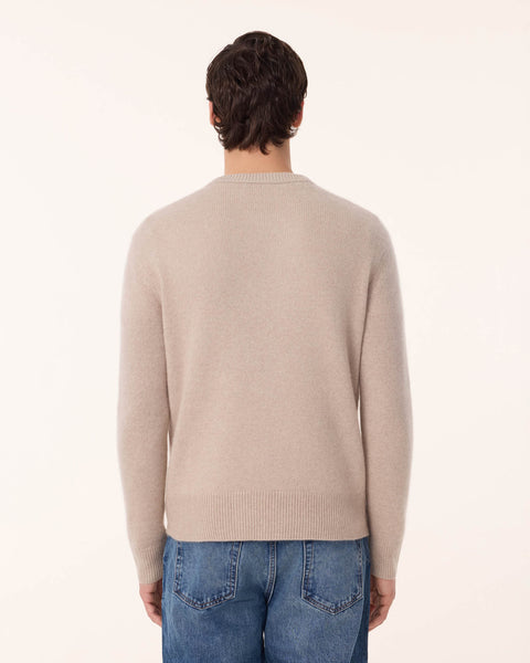 Sweater Isandro Lin marl beige - Image 3