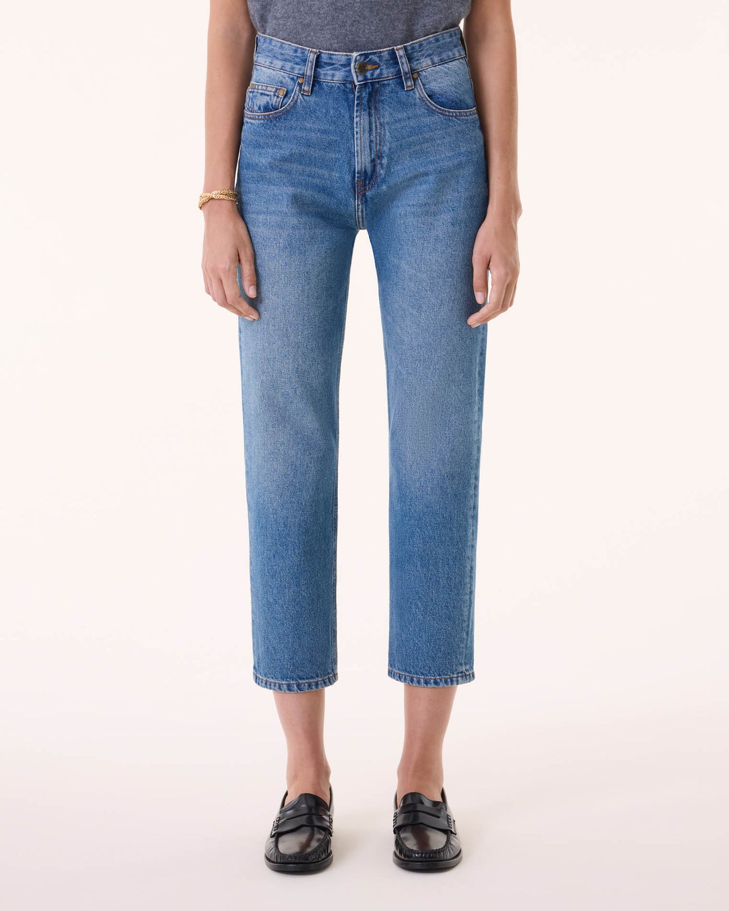 Jean Ivy bleu dirty