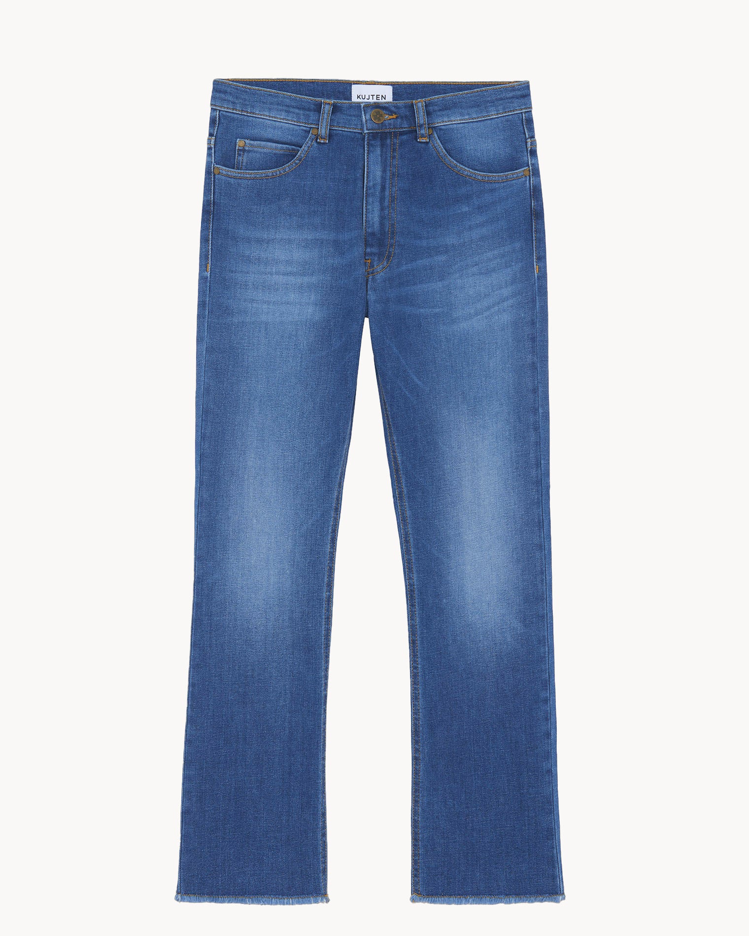 Blue Worm 7/8 Straight Jeans Kujten Cashmere - Main Image