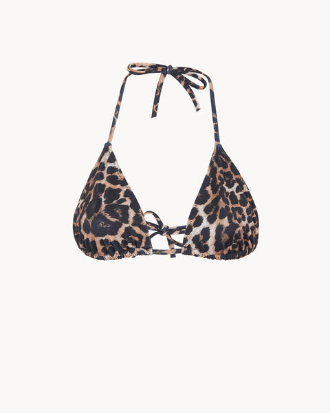 Swimwear Capri Top leoprint spicy brown - Image principale