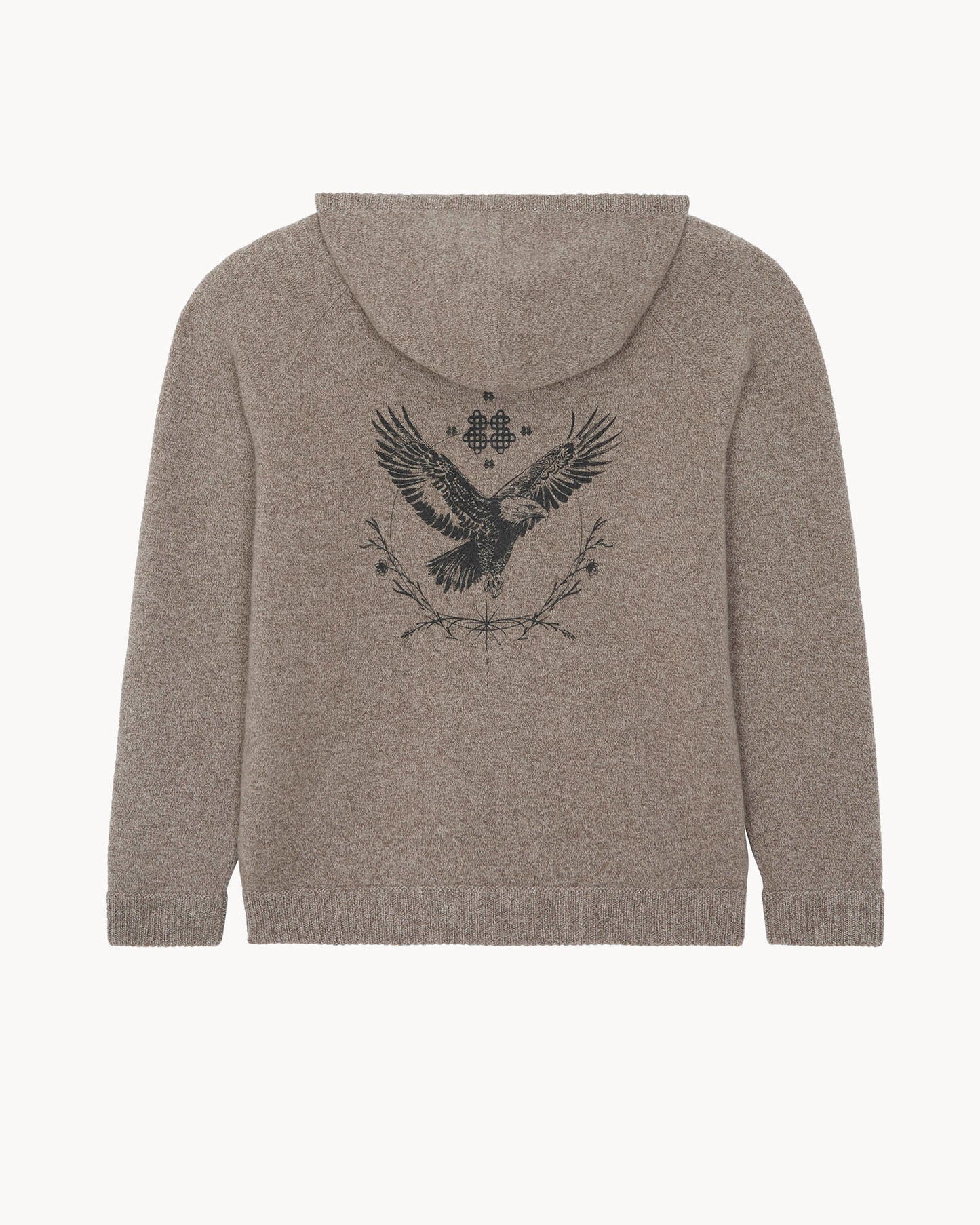 Hoodie Racer molten taupe beige