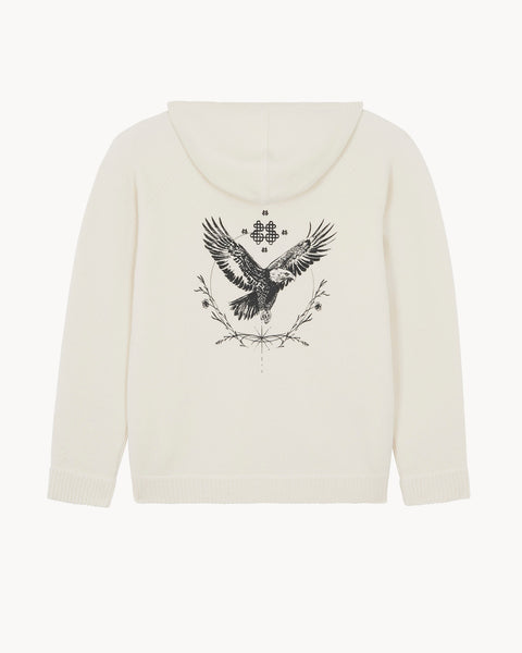 Hoodie Racer white - Image principale