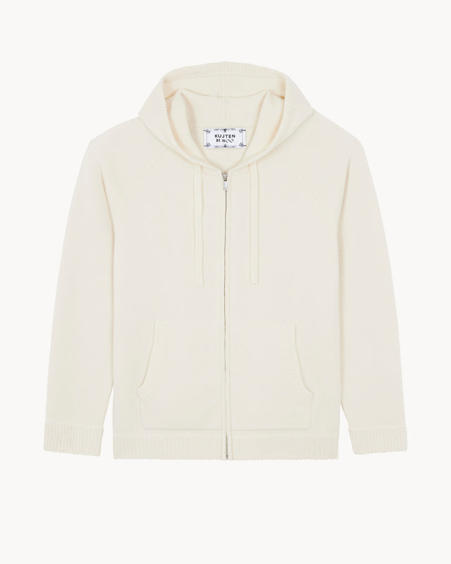 Hoodie Racer white - Image principale