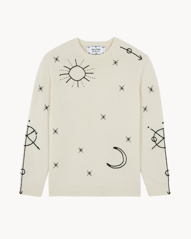 Pull Astral blanc - Image principale