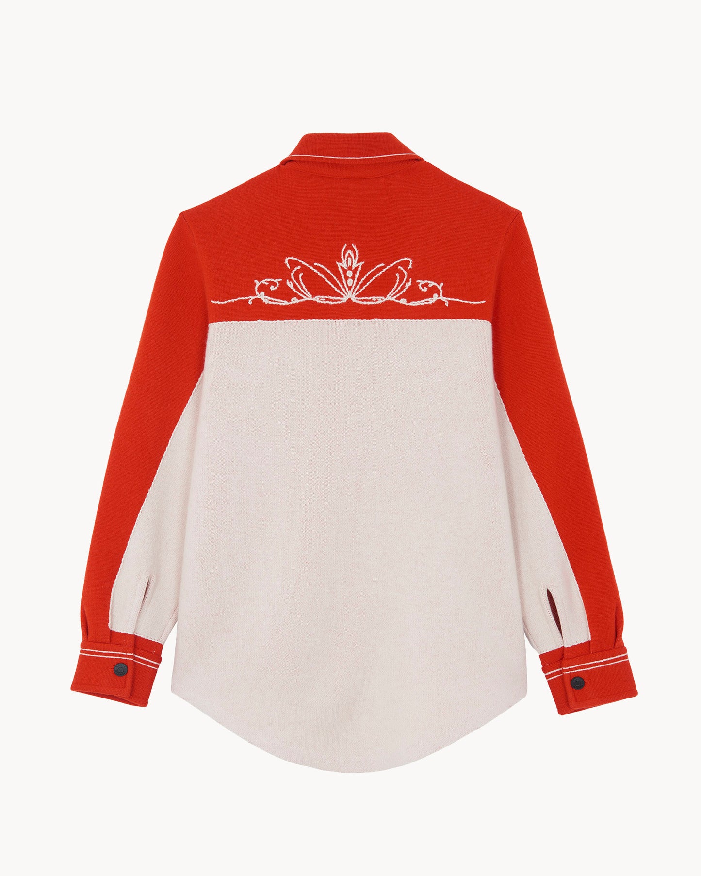 Chemise Carter orange rosso