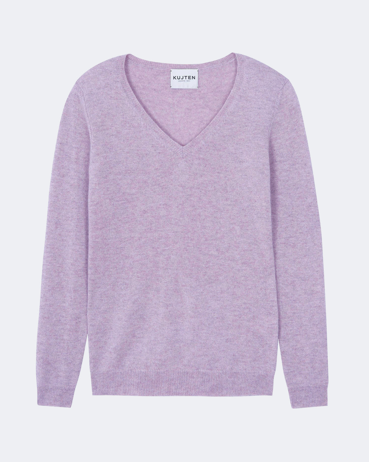 Pull en cachemire violet pour femme - Kujten packshot