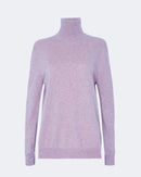 Pull en cachemire violet pour femme - Kujten packshot