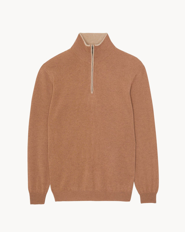 Pull Paul marron camelo - Image principale