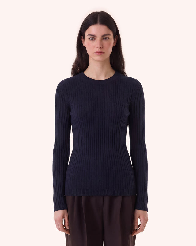 Sweater Bibi dark navy blue - Image principale