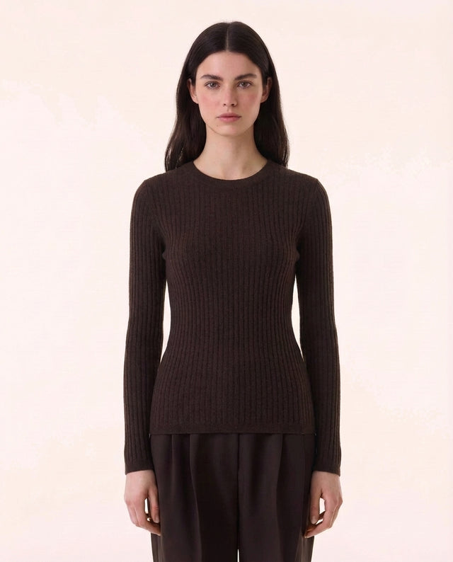 Sweater Bibi dark chestnut - Image principale