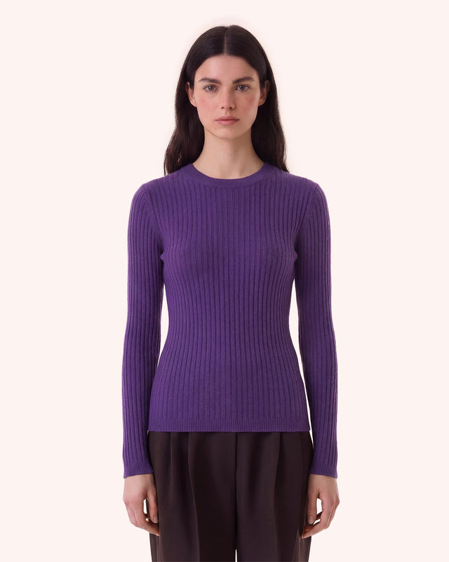 Sweater Bibi deep purple - Image principale