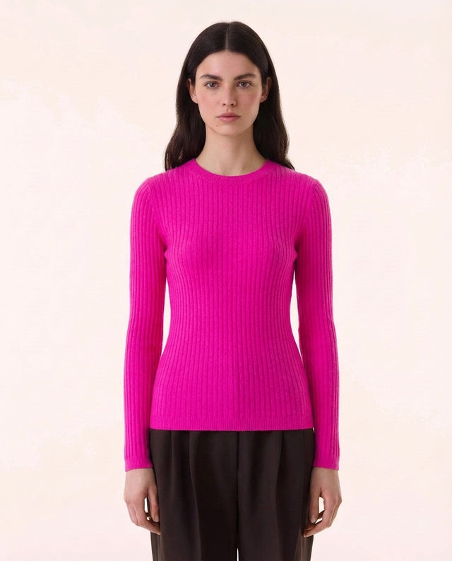 Pull Bibi rose néon - Image principale