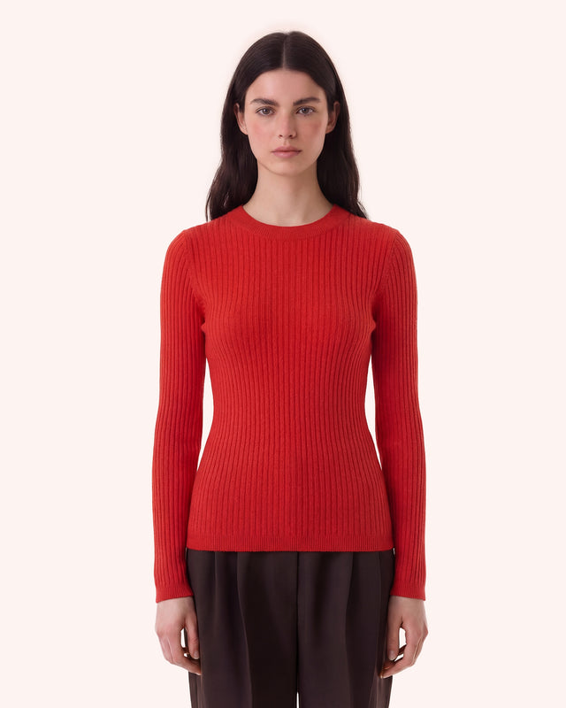 Sweater Bibi poppy red - Image principale