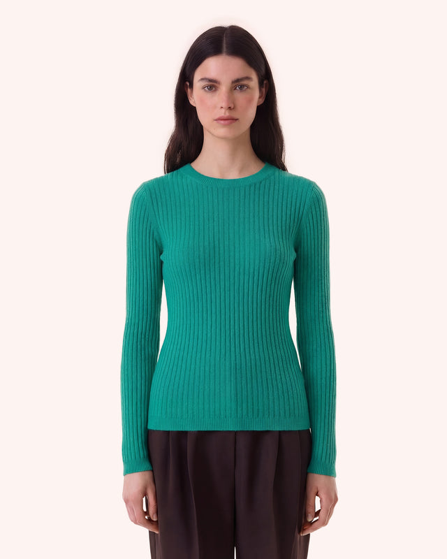 Sweater Bibi jade green - Image principale