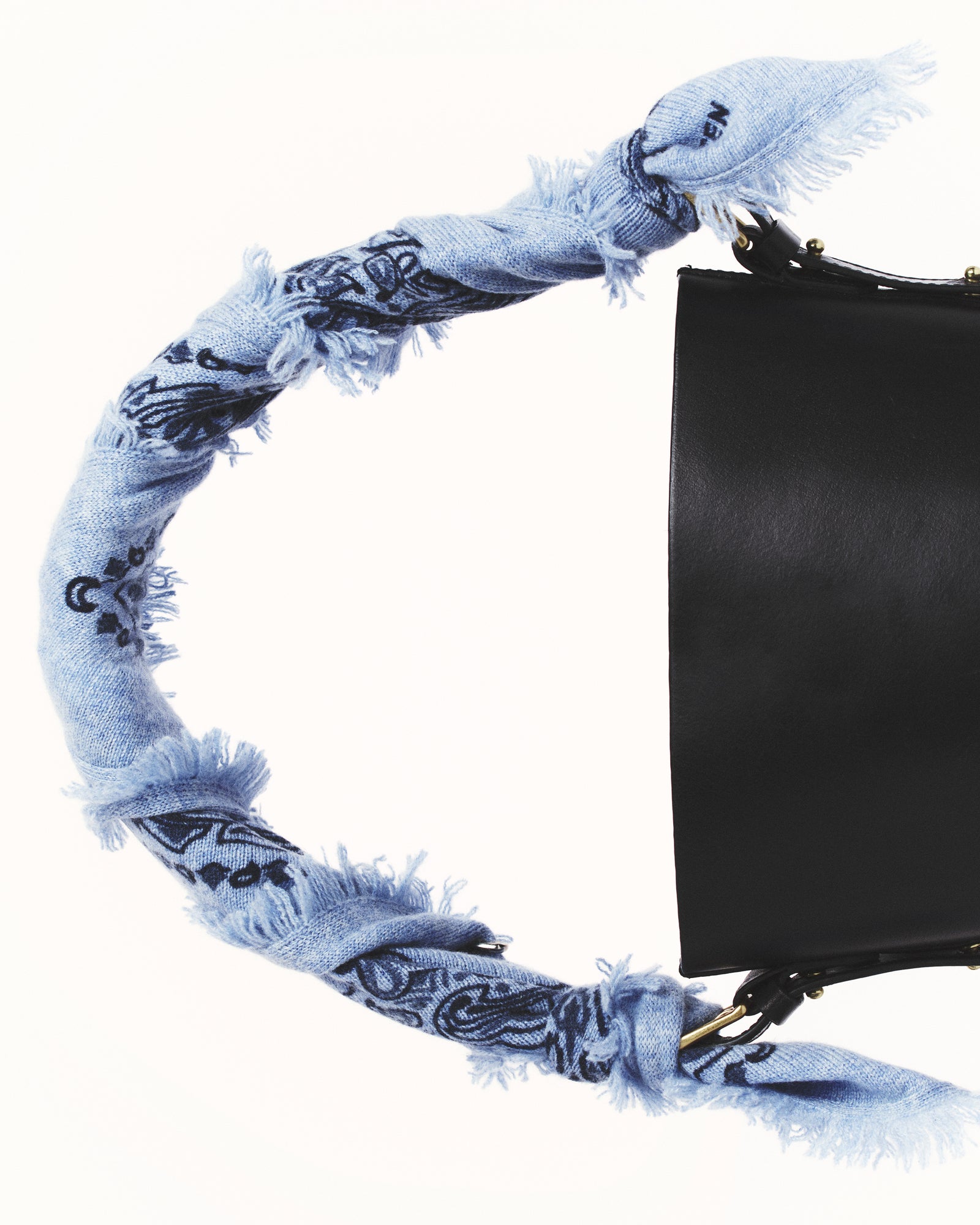 Bandana blue cachemire kujten