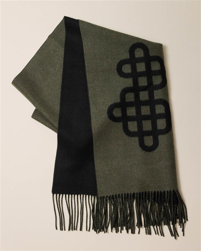 Écharpe Scarfy kaki foncé