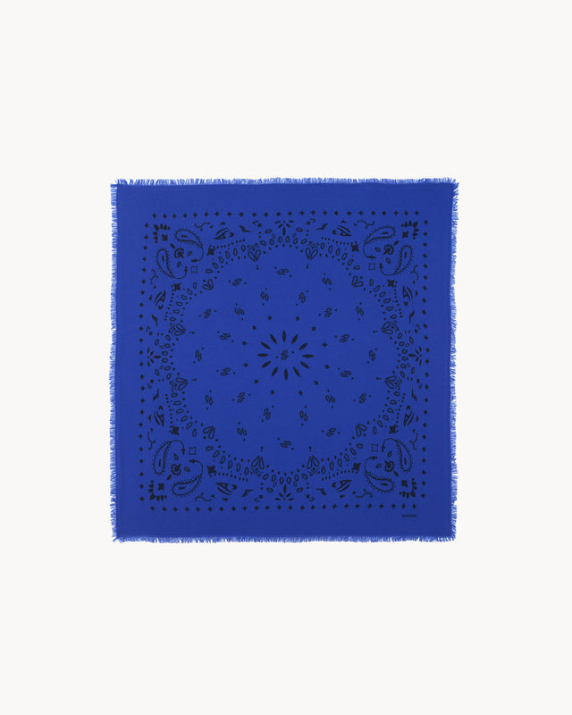 Petit Bandana Hachi bleu cobalt - Image principale
