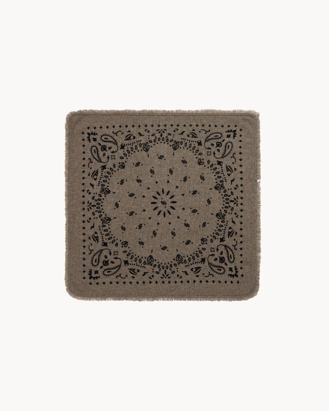 Petit Bandana Hachi kaki chiné - Image principale