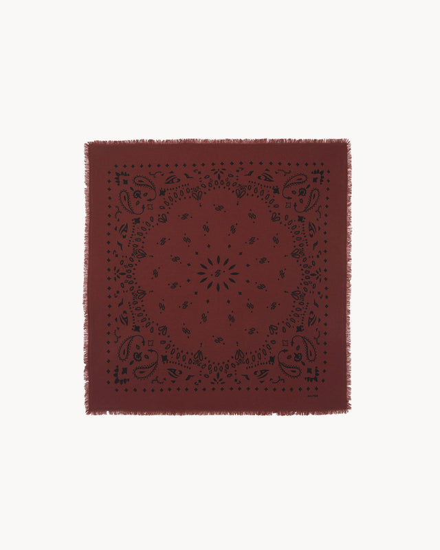 Petit Bandana Hachi bordeaux sienne - Image principale