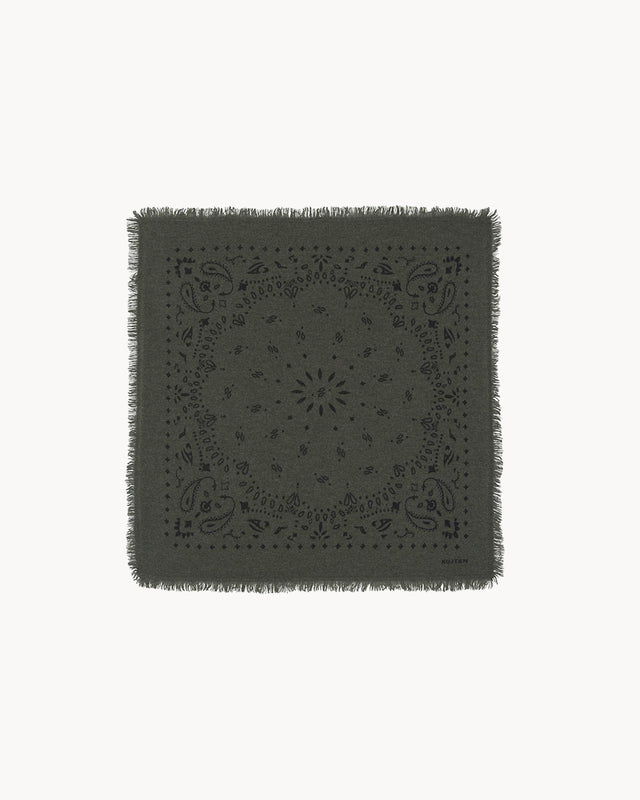 Petit Bandana Hachi kaki foncé - Image principale