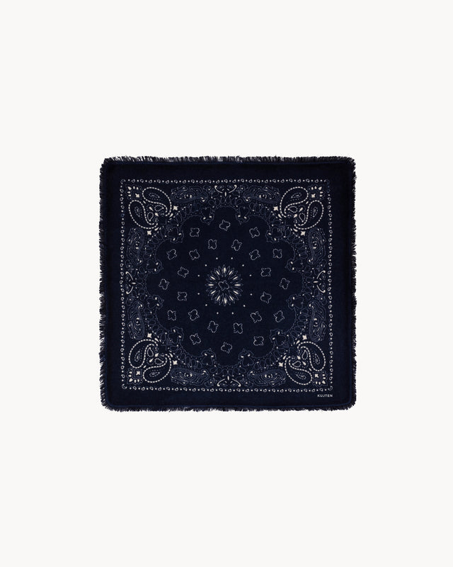 Small Bandana Hachi dark navy blue - Image principale