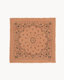 Bandana en cachemire camel pour femme et pour homme - Kujten packshot