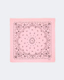 Bandana en cachemire rose pour femme - Kujten packshot