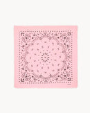 Bandana en cachemire rose pour femme - Kujten packshot
