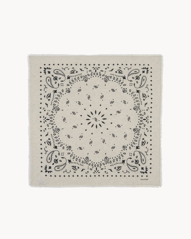 Grand Bandana Hachiko avoine - Image principale