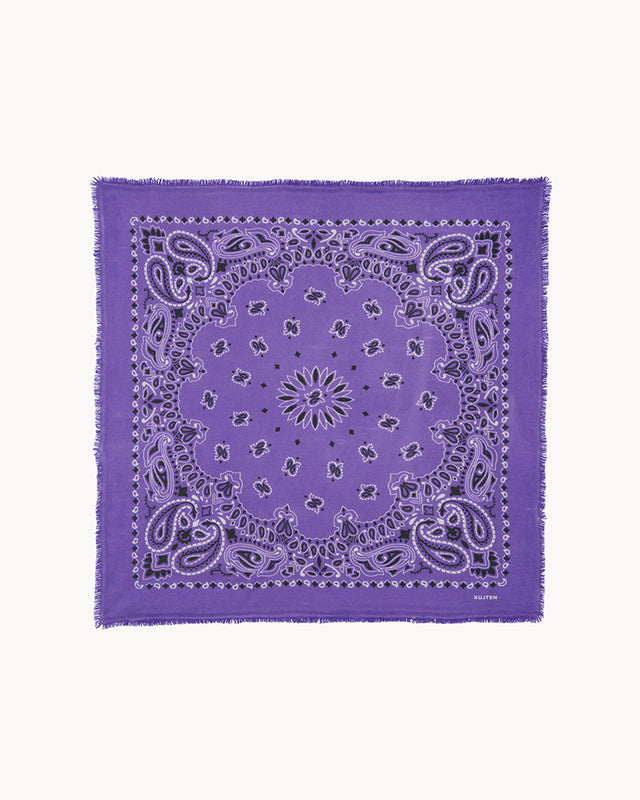 Grand Bandana Hachiko violet - Image principale