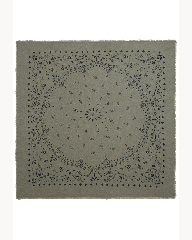 Très Grand Bandana Chiko kaki chiné - Image principale