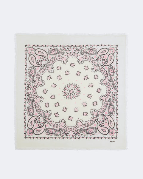 Large Bandana Hachiko Bico Blush White - Image 2